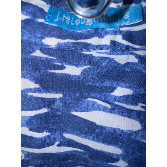 J. McLaughlin Arissa Shirtdress Collar Short Sleeve SM Tunic Casual Geometric - Picture 4 of 10